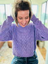 Load image into Gallery viewer, Purple Sweater
