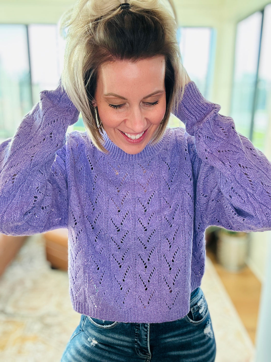 Purple Sweater