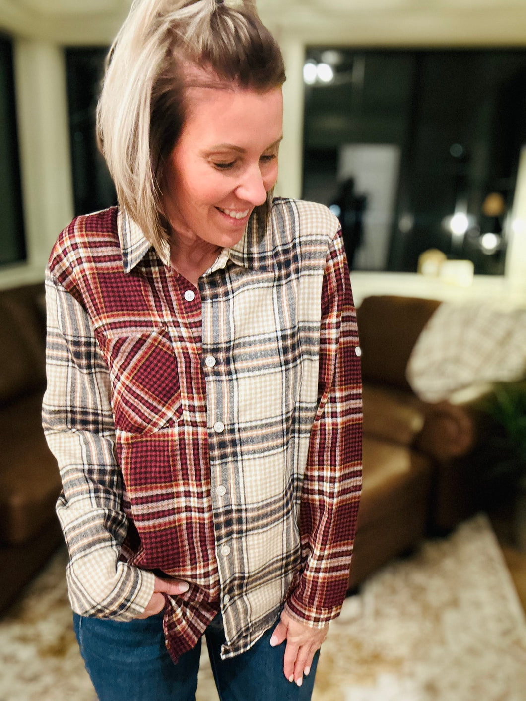 Side by Side Flannel