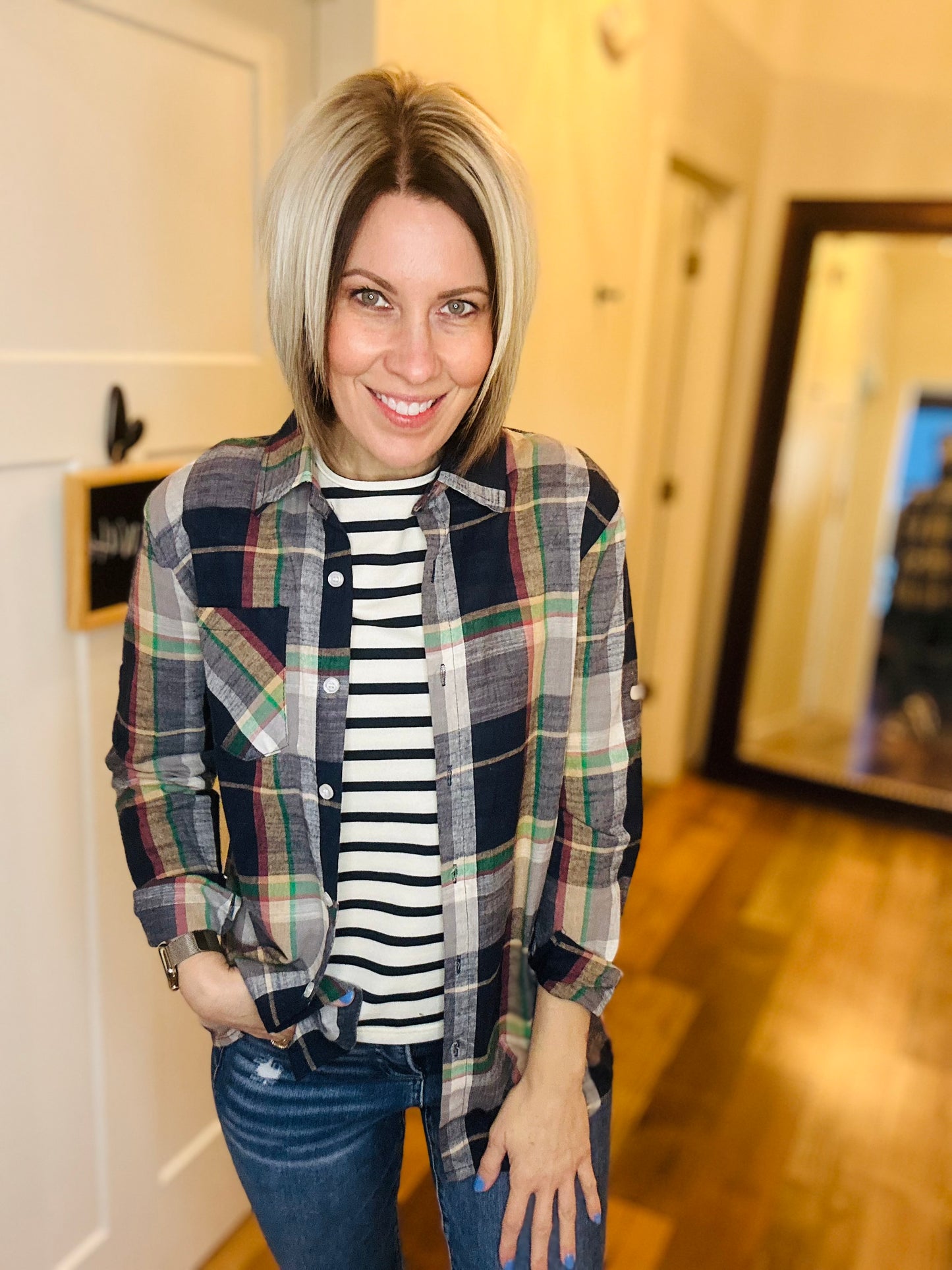 Multi Color Spring Plaid