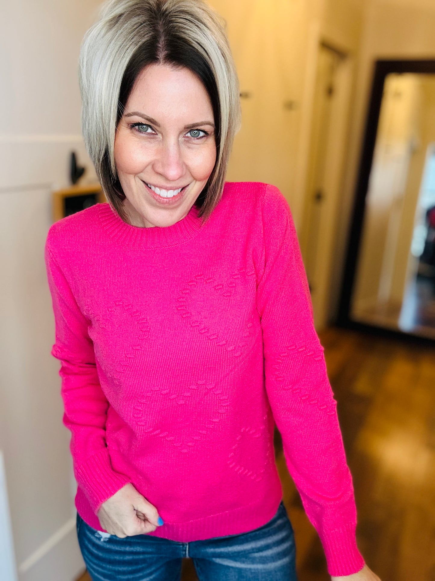 Be Mine Heart Sweater