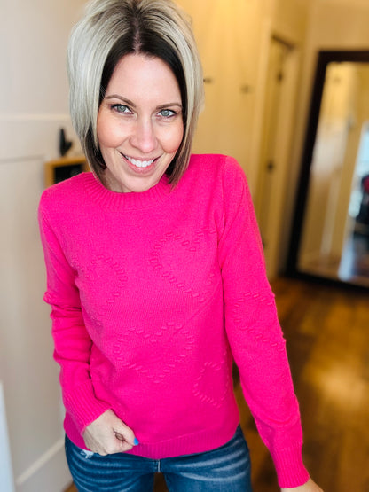 Be Mine Heart Sweater