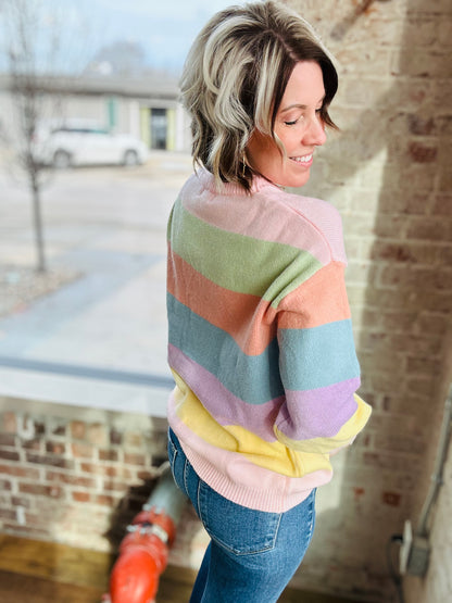 Sherbet Stripe Sweater