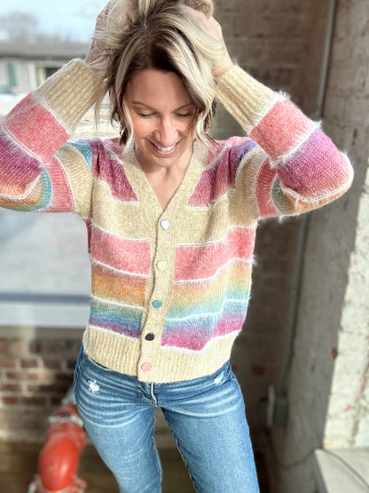 Ombré Cradigan-PRE ORDER- ARRIVES 1/13