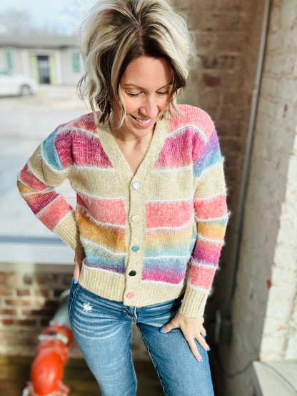 Ombré Cradigan-PRE ORDER- ARRIVES 1/13