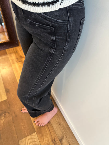 Vervet Wide Cuff- Black Jean