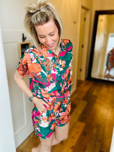 Floral Short Set