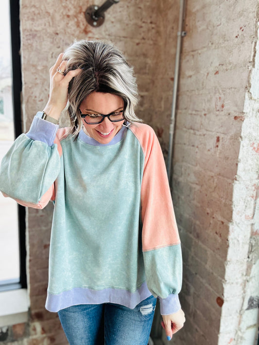 Color block Sweatshirt