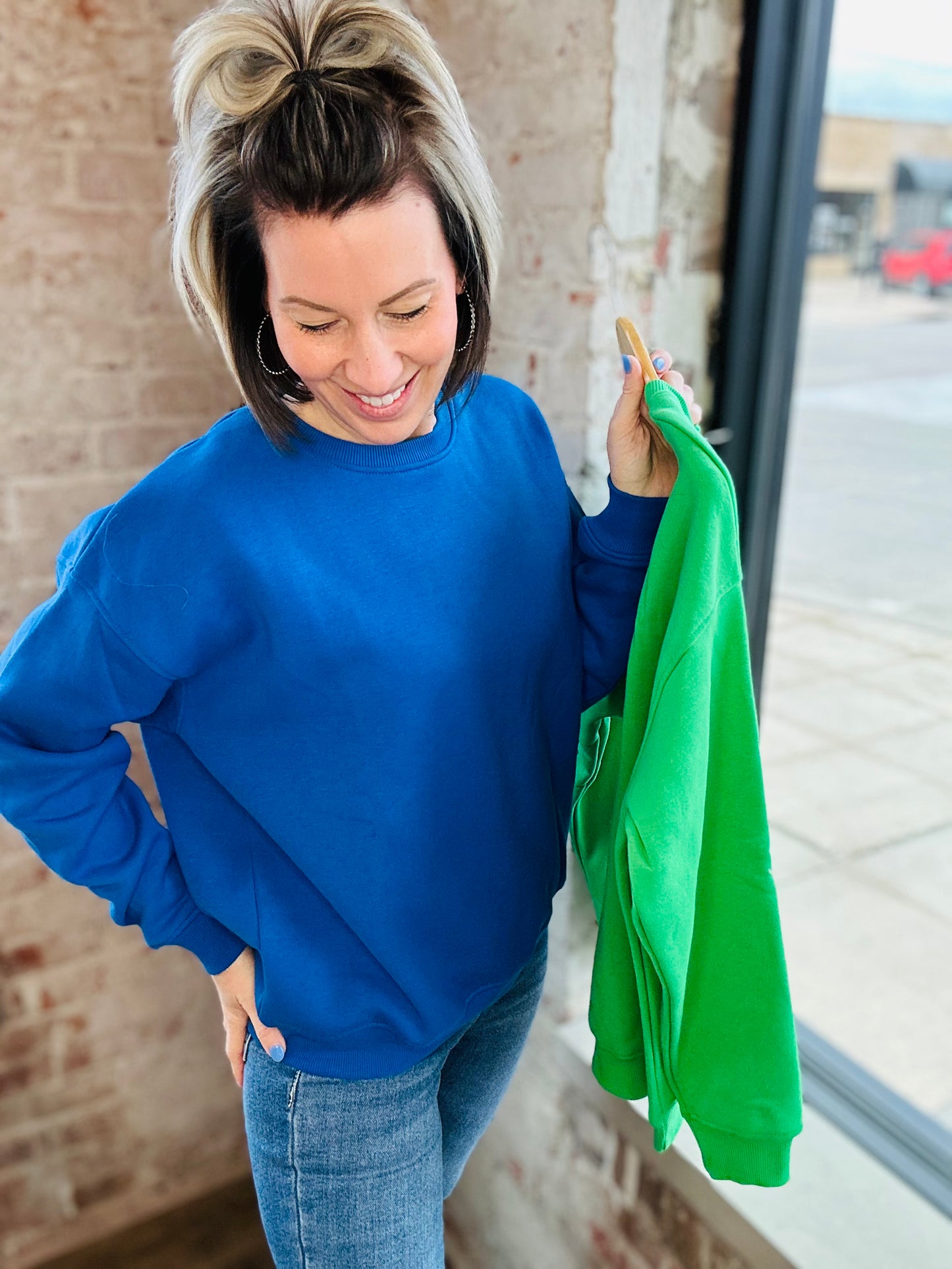 Fleece Sweatshirts- 2 Colors