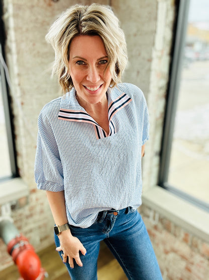 Mini Stripe Blouse