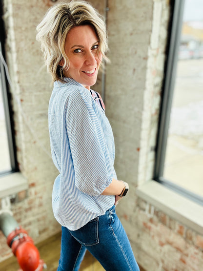 Mini Stripe Blouse