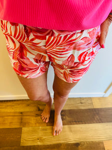 Palm Print Short