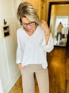 White One Size Sweater