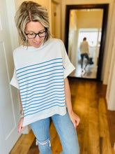 Load image into Gallery viewer, Oversized Stripe Sweater Tops
