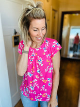 Load image into Gallery viewer, Butter Soft Floral Tees- 2 Colors
