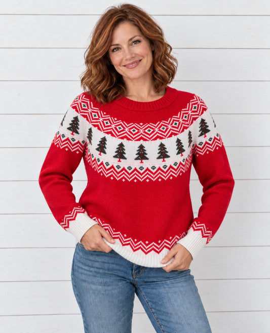 HOLIDAY CHRISTMAS TREE HOLIDAY SWEATER
