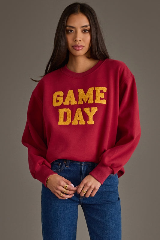 MAROON & GOLD GAME DAY SWEATSHIRT