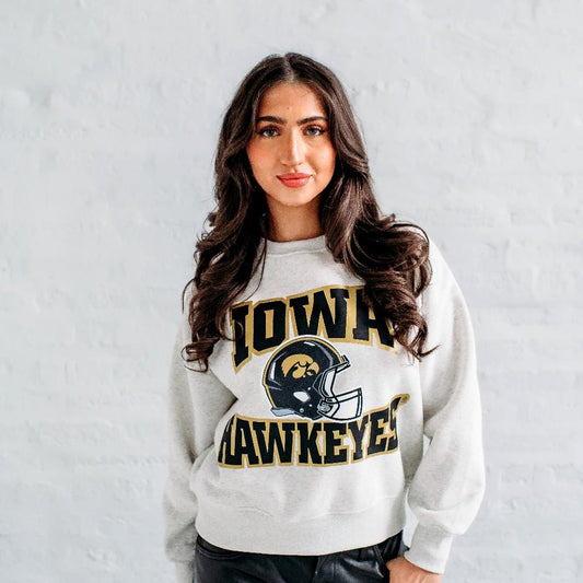 HAWKEYES HELMET SWEATSHIRT