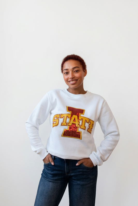 IOWA STATE SEQUIN SWEATSHIRT